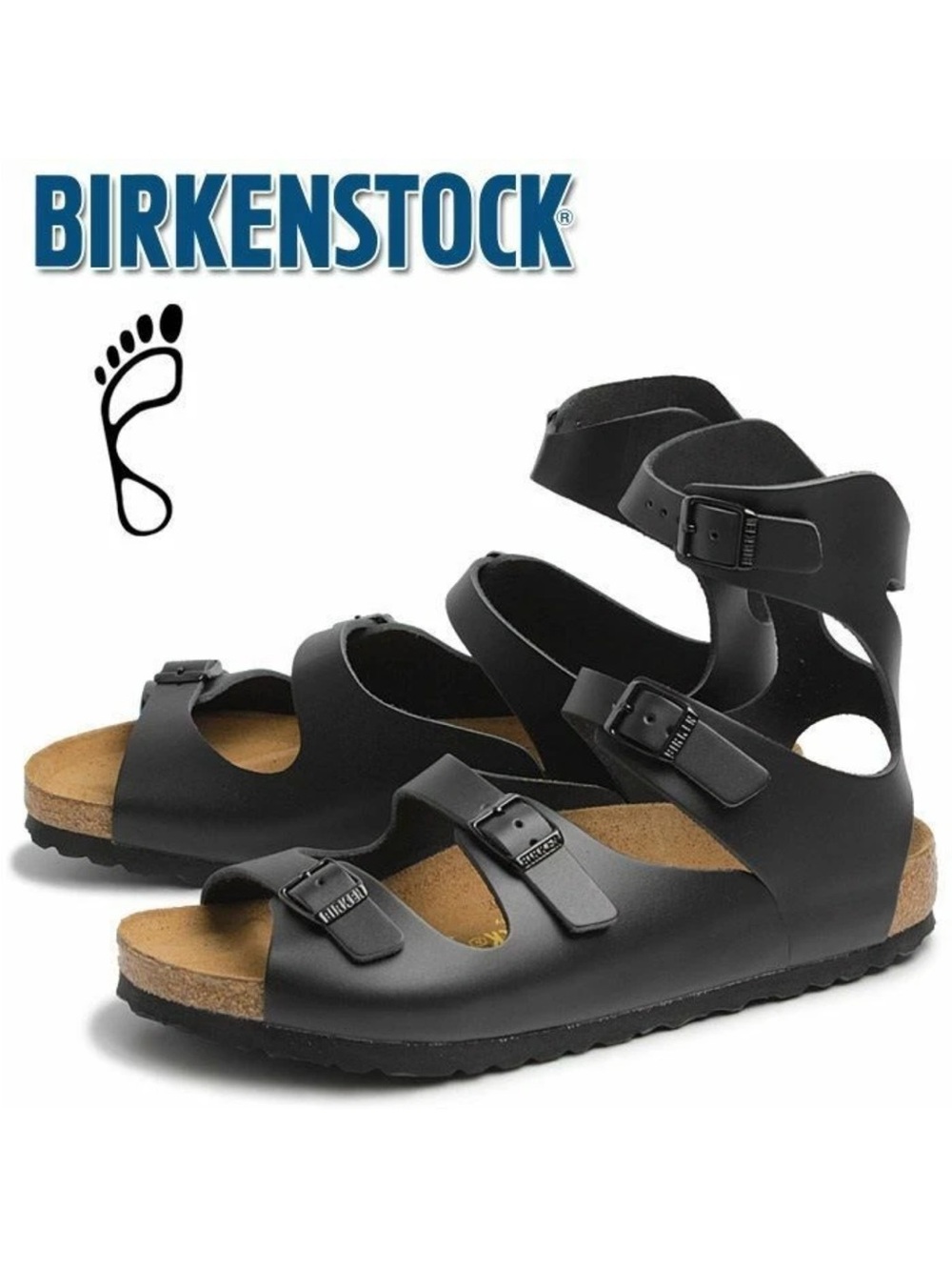 Birkenstock Black Size 37 Athen Sandals size 6-6.5 US